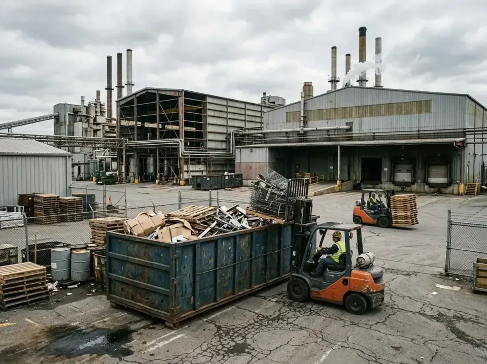industrial-factory-scrap-conta-003 — frequently asked questions, Cheap Roll-off Dumpster Rentals in Trail Creek, IN